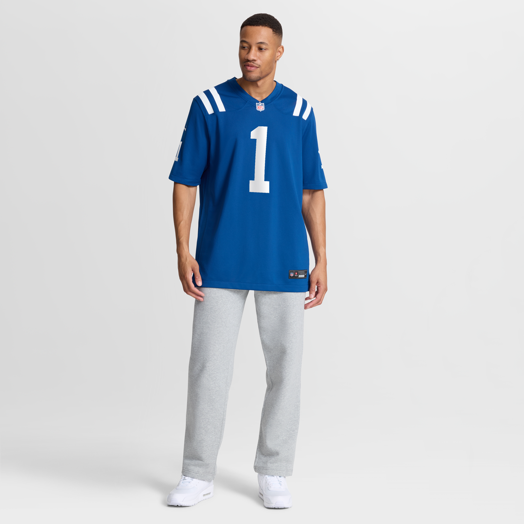 Ahmad Sauce Gardner Indianapolis Colts Nike Alternate 2 Indiana Nights Game Official Jersey -  Heather Royal