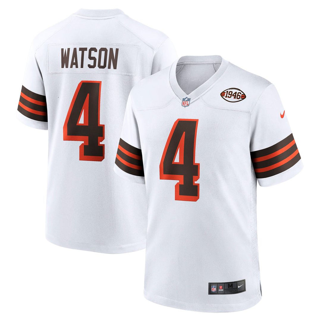 Deshaun Watson Cleveland Browns Nike Alternate Game Official Jersey - White