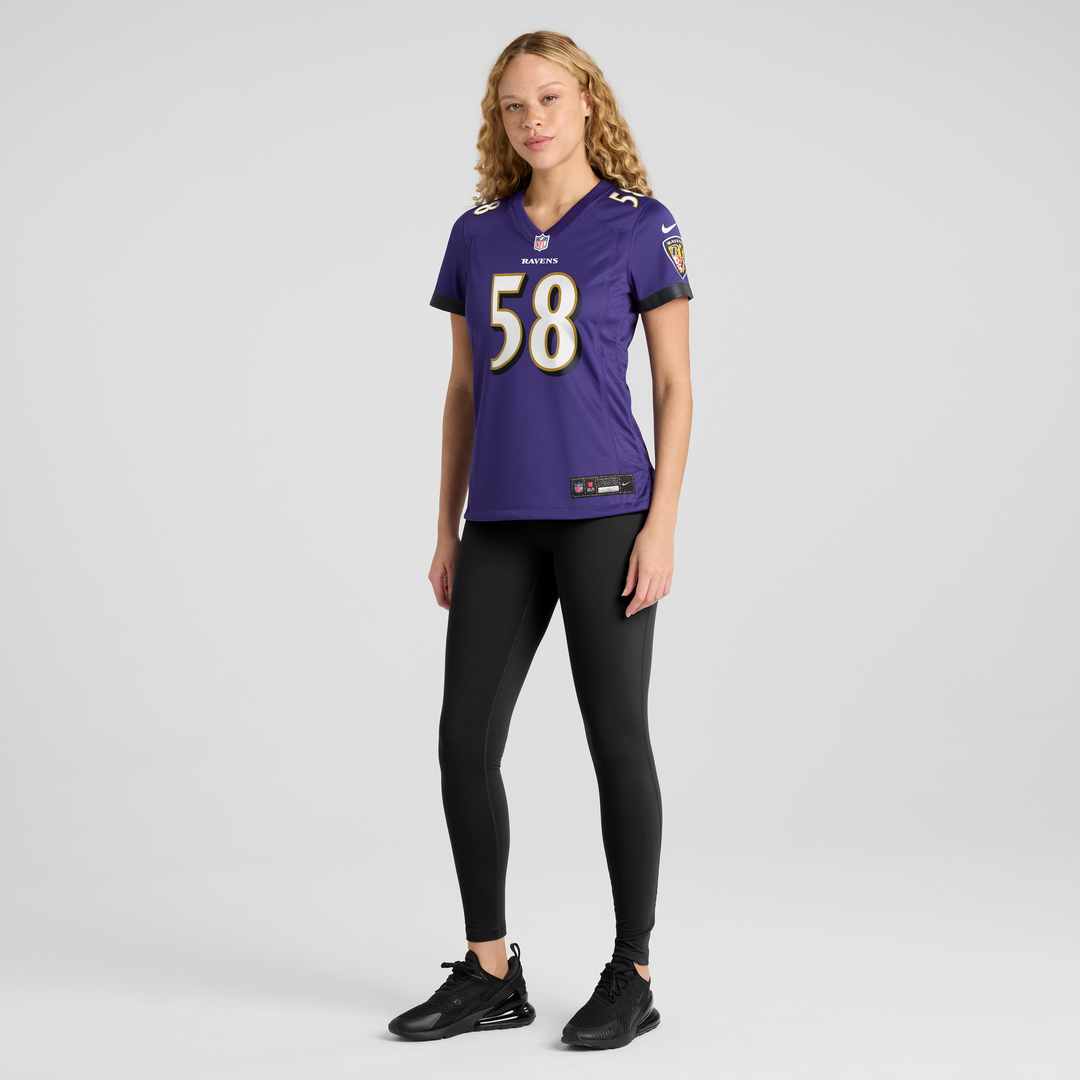 Taven Bryan Baltimore Ravens Nike Women's Team Game Official Jersey -  Purple