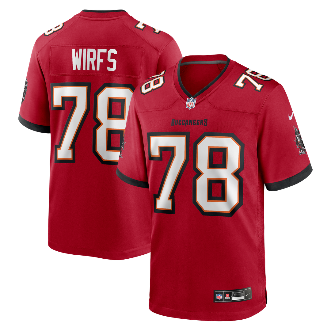 Tristan Wirfs Tampa Bay Buccaneers Nike Player Game Official Jersey - Red