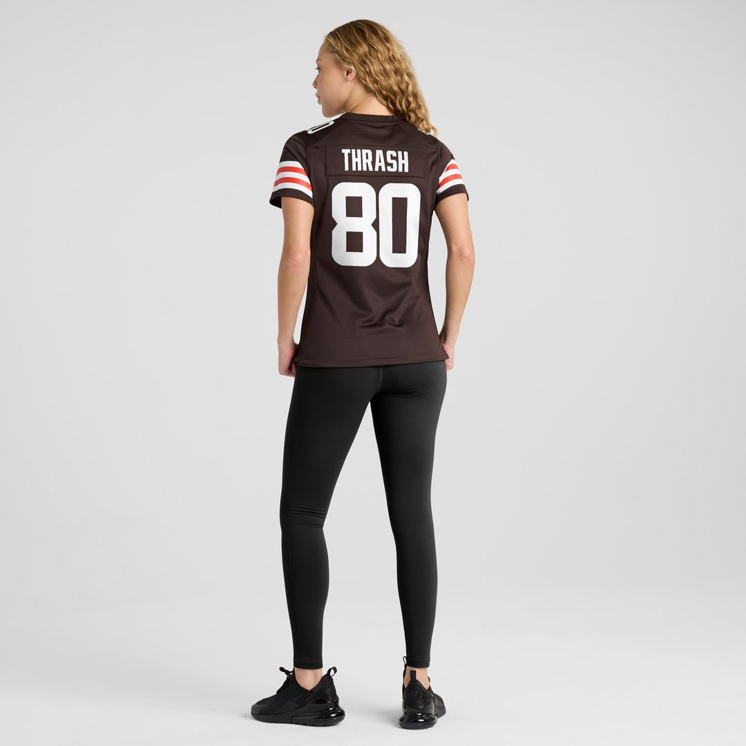 Jamari Thrash Cleveland Browns Nike Women's  Game Official Jersey -  Brown