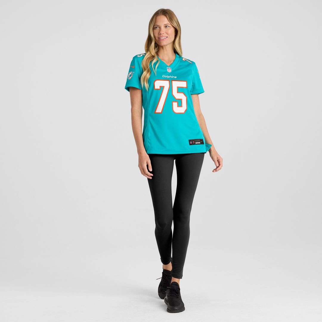 Jack Driscoll Miami Dolphins Nike Women's Team Game Jersey - Aqua