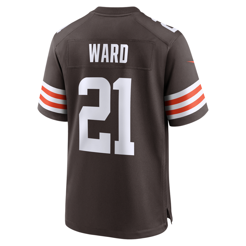 Denzel Ward Cleveland Browns Nike Player Game Official Jersey - Brown