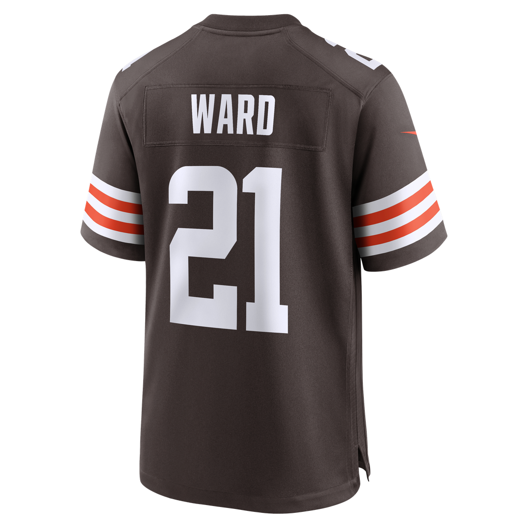 Denzel Ward Cleveland Browns Nike Player Game Official Jersey - Brown