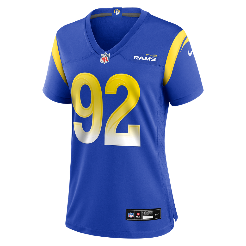 Harrison Mevis Los Angeles Rams Nike Women's Team Game Official Jersey -  Royal