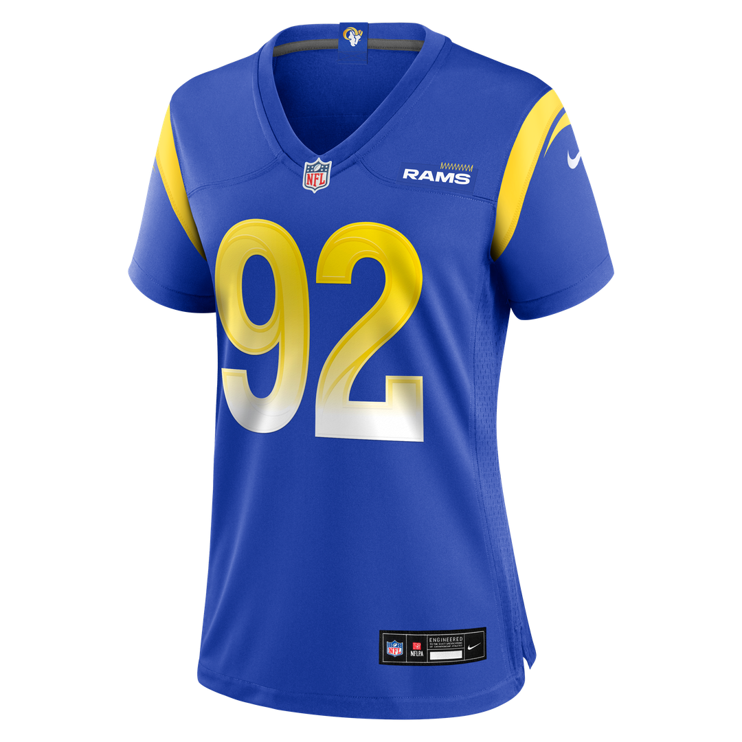 Harrison Mevis Los Angeles Rams Nike Women's Team Game Official Jersey -  Royal