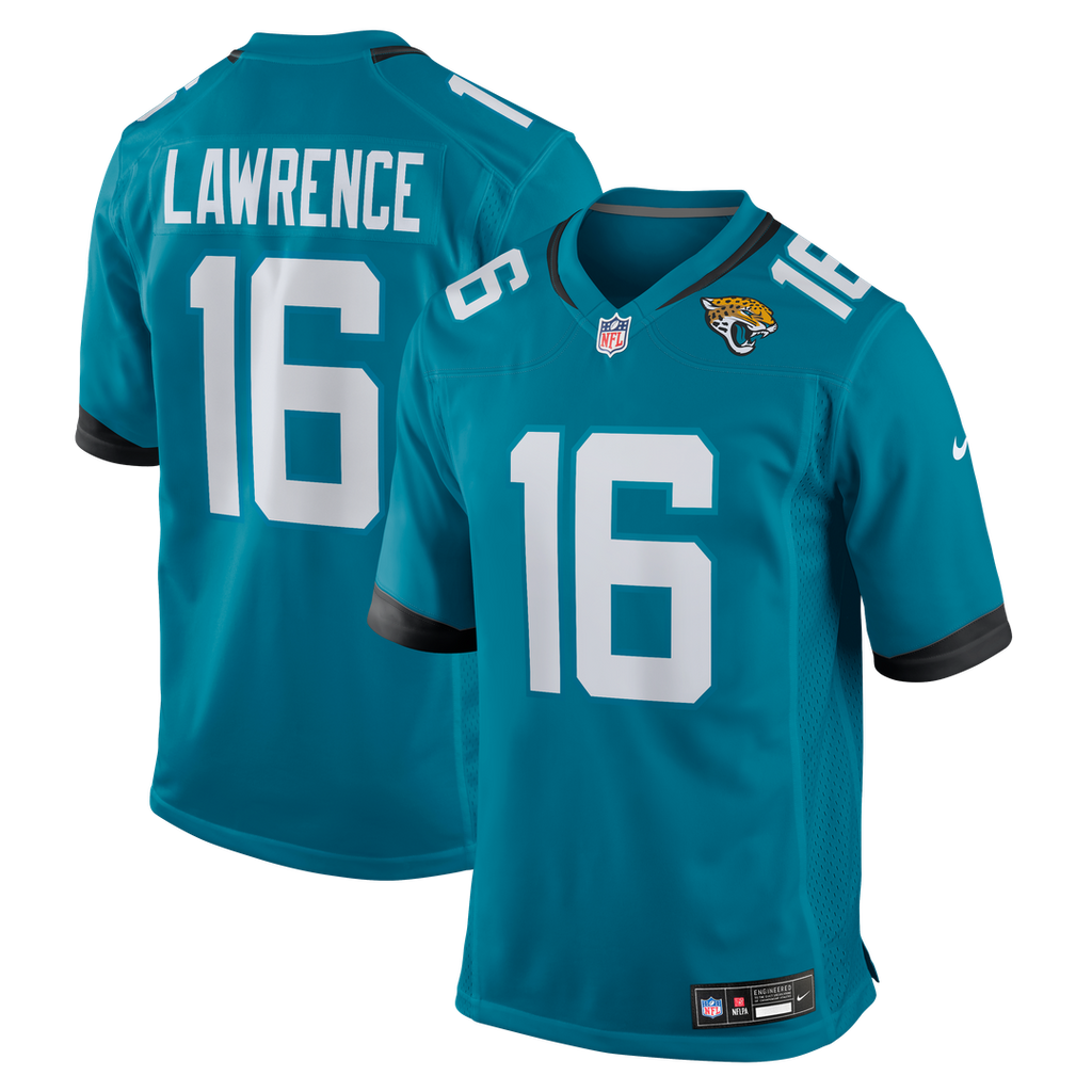 Trevor Lawrence Jacksonville Jaguars Nike Game Official Jersey - Teal