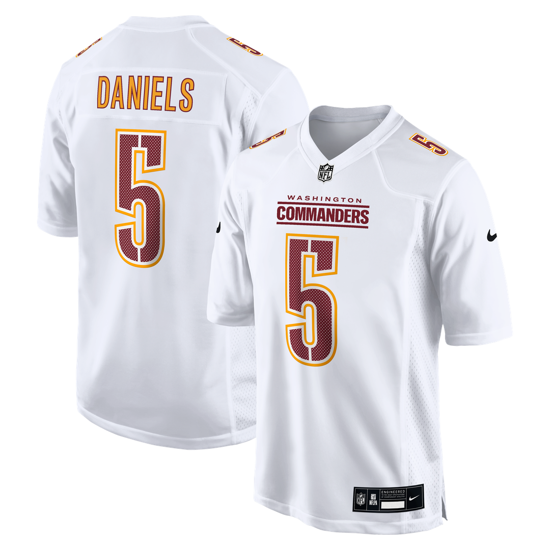 Jayden Daniels Washington Commanders Nike Fashion Official Jersey - Carbon Black