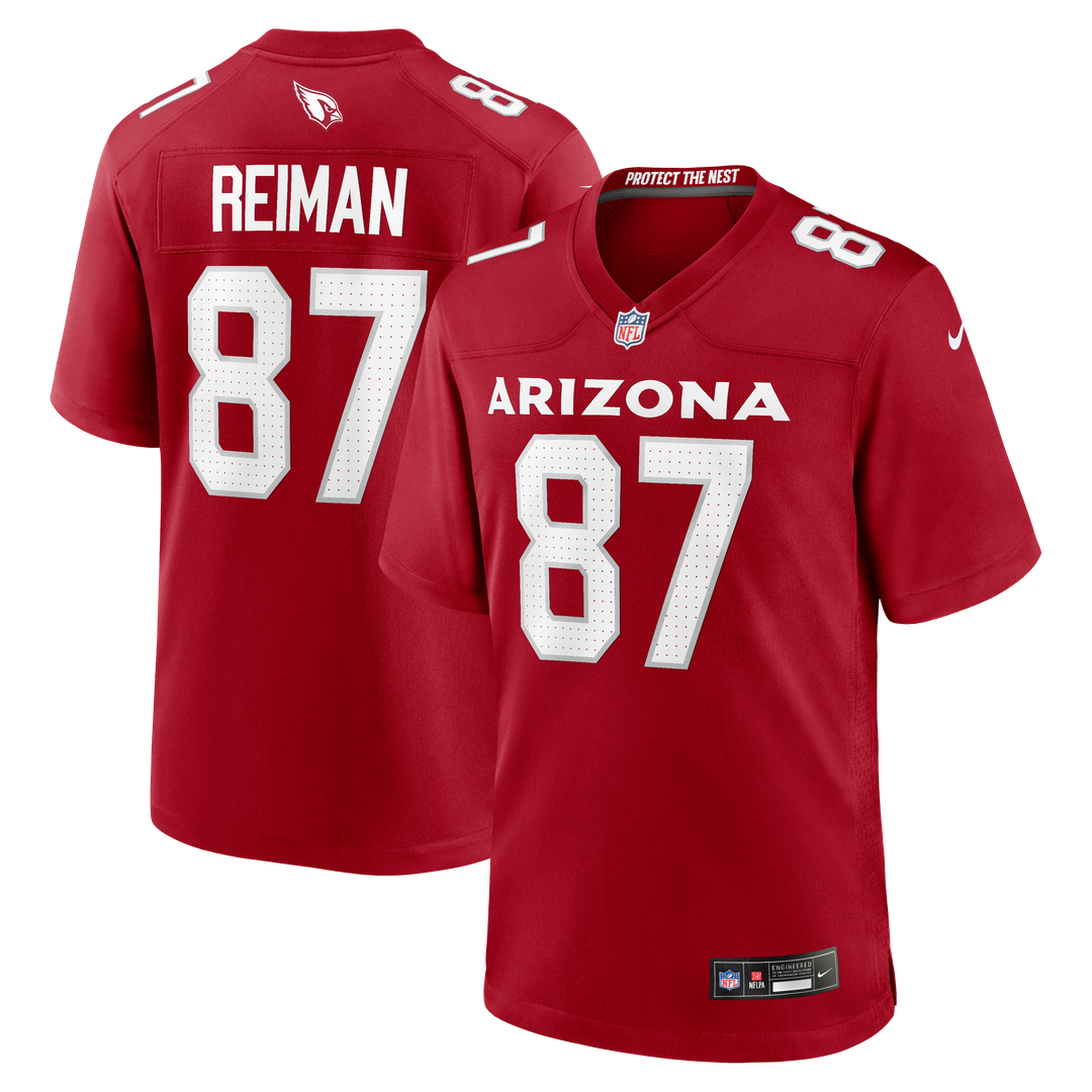 Tip Reiman Arizona Cardinals Nike Team Game Official Jersey -  Cardinal