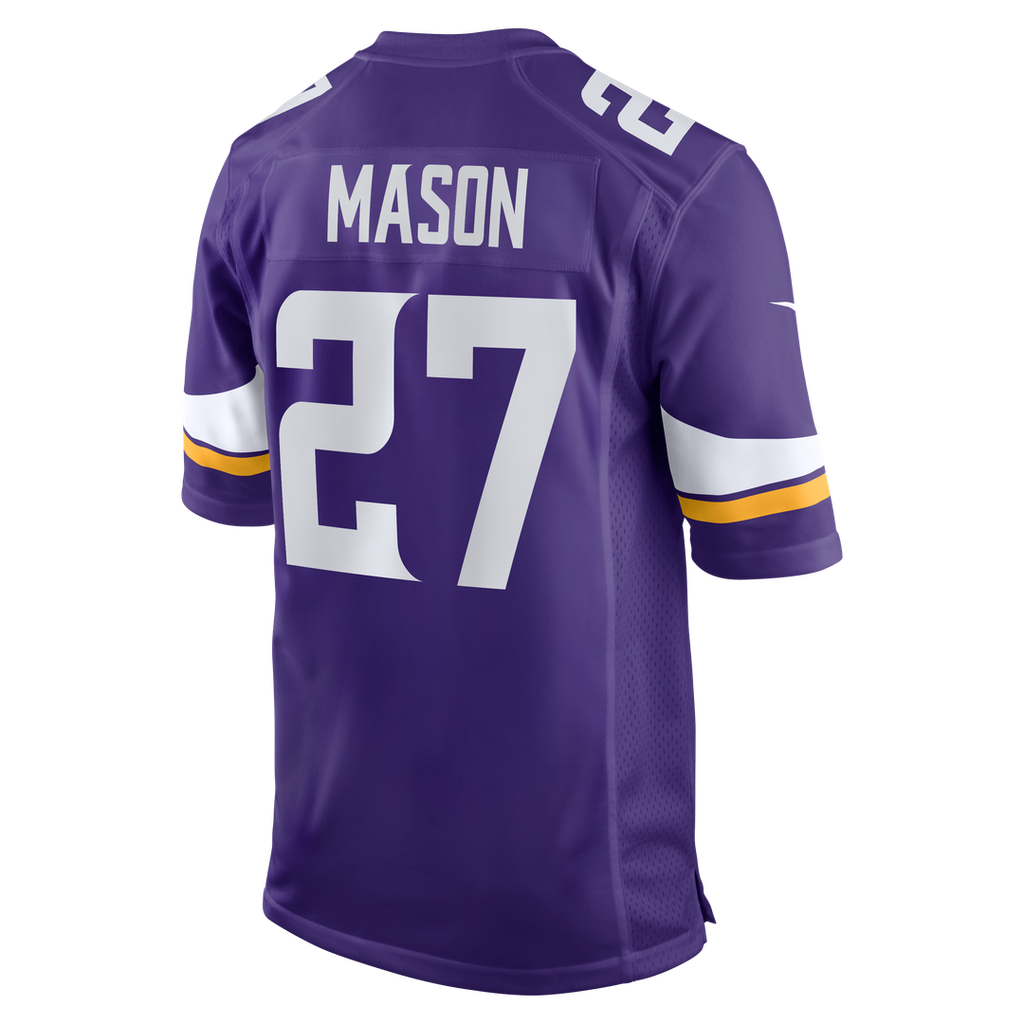 Jordan Mason Minnesota Vikings Nike Team Game Jersey - Purple