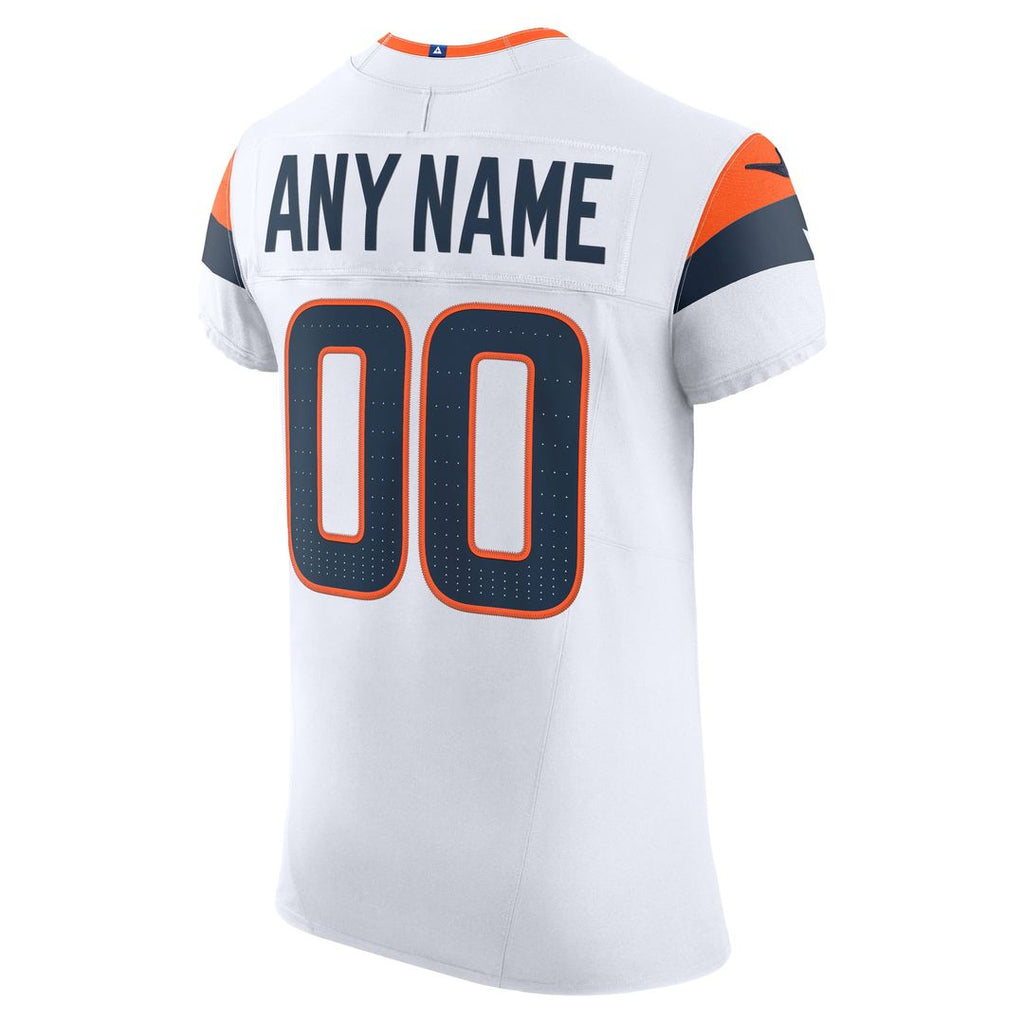 Denver Broncos Nike Vapor F.U.S.E. Elite Custom Official Jersey - White