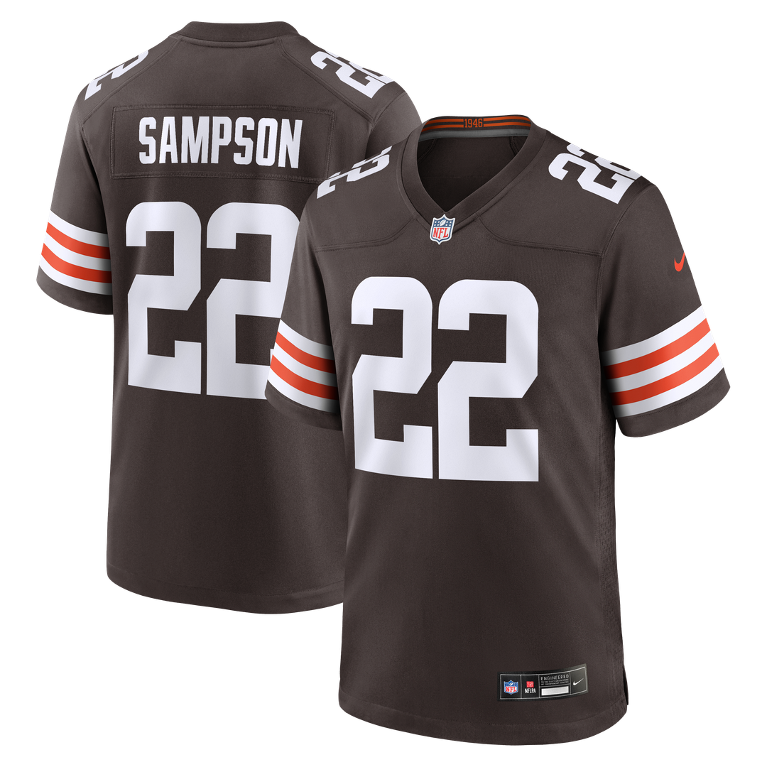 Dylan Sampson Cleveland Browns Nike Team Game Official Jersey -  Brown
