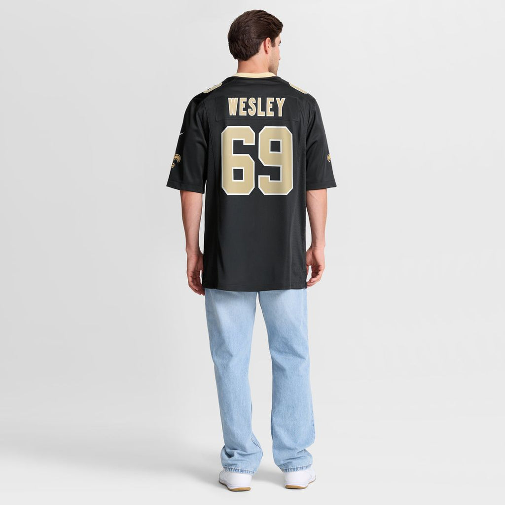 Barry Wesley New Orleans Saints Nike Team Game Jersey - Black