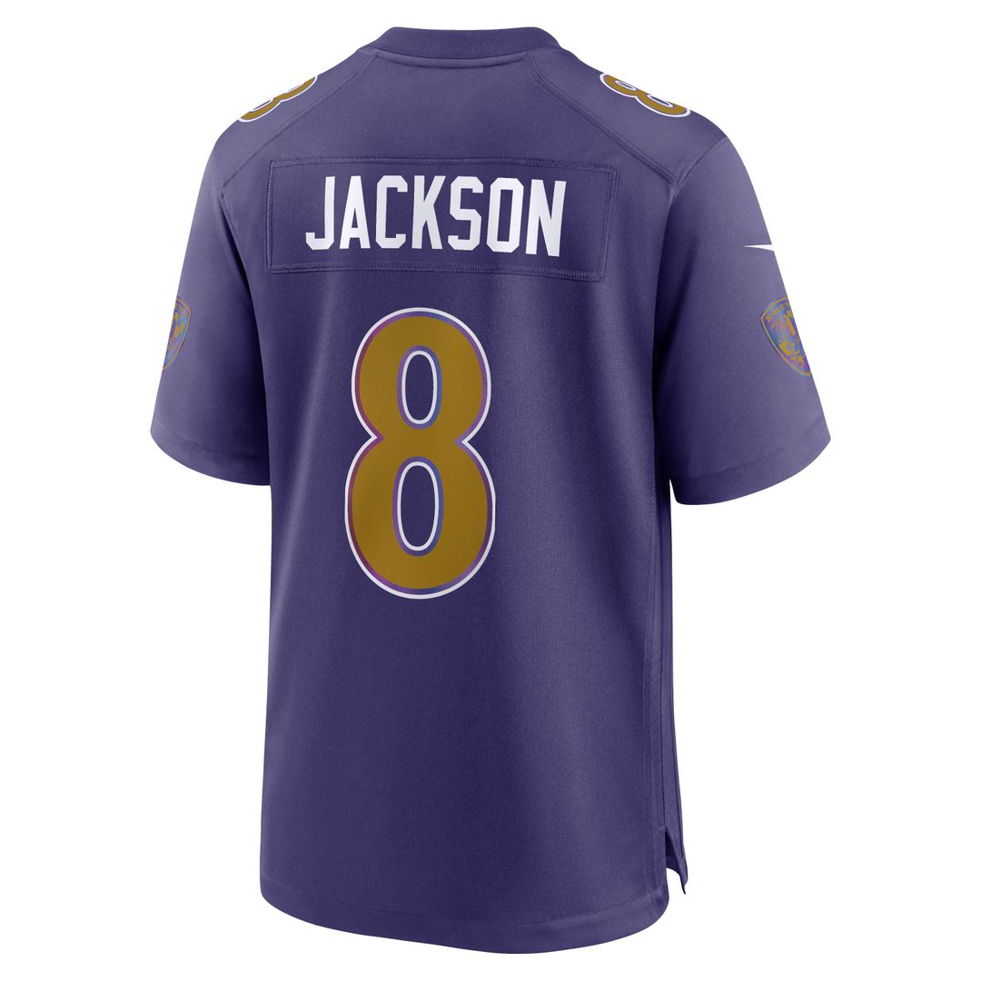 Lamar Jackson Baltimore Ravens Nike Alternate Game Jersey - Purple