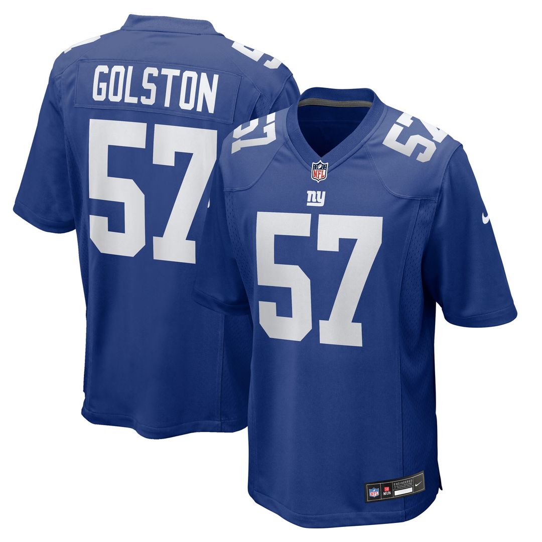Chauncey Golston New York Giants Nike Team Game Official Jersey -  Royal