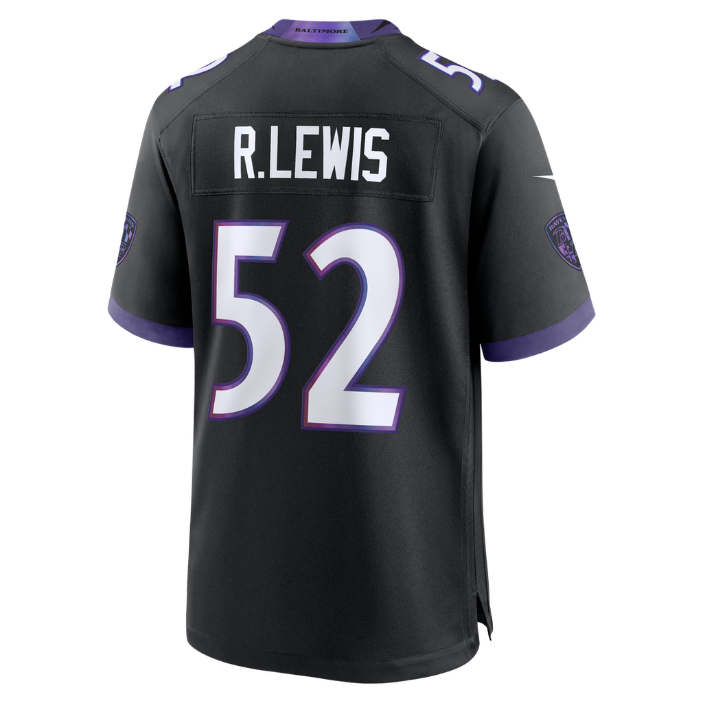 Ray Lewis Baltimore Ravens Nike Alternate Retired Player Game Official Jersey - Black