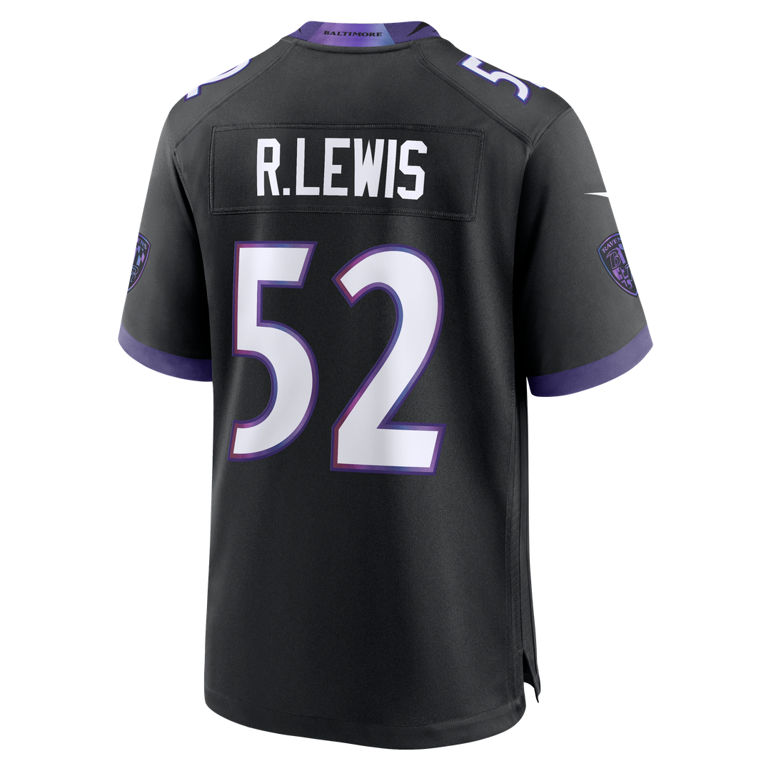 Ray Lewis Baltimore Ravens Nike Alternate Retired Player Game Official Jersey - Black