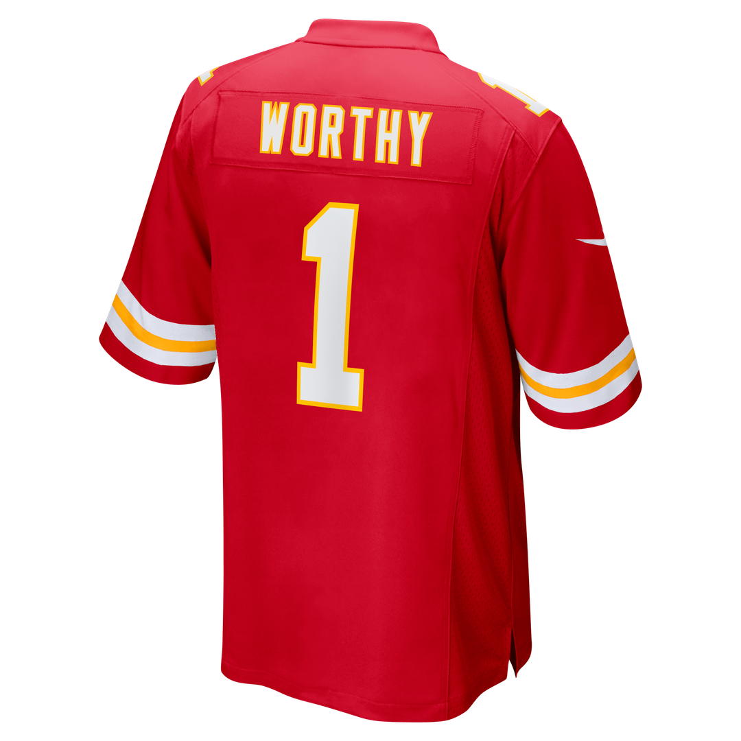 Xavier Worthy Kansas City Chiefs Nike Player Game Jersey - Red
