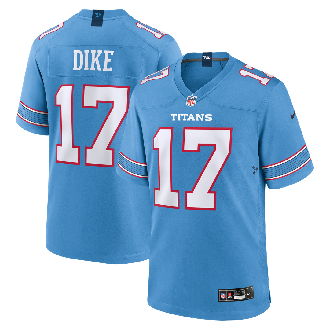 Chimere Dike Tennessee Titans Nike Game Official Jersey -  White