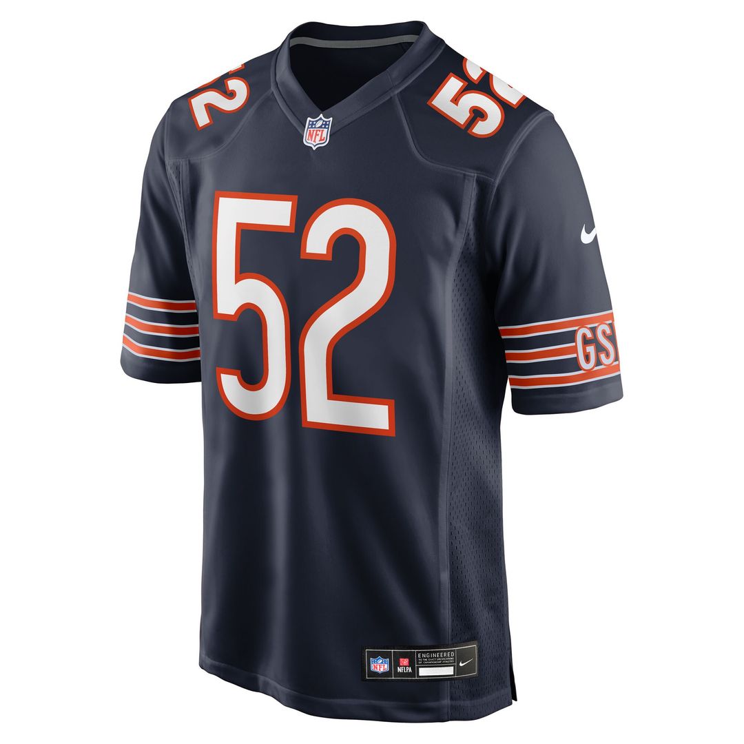 Drew Dalman Chicago Bears Nike Team Game Jersey - Navy
