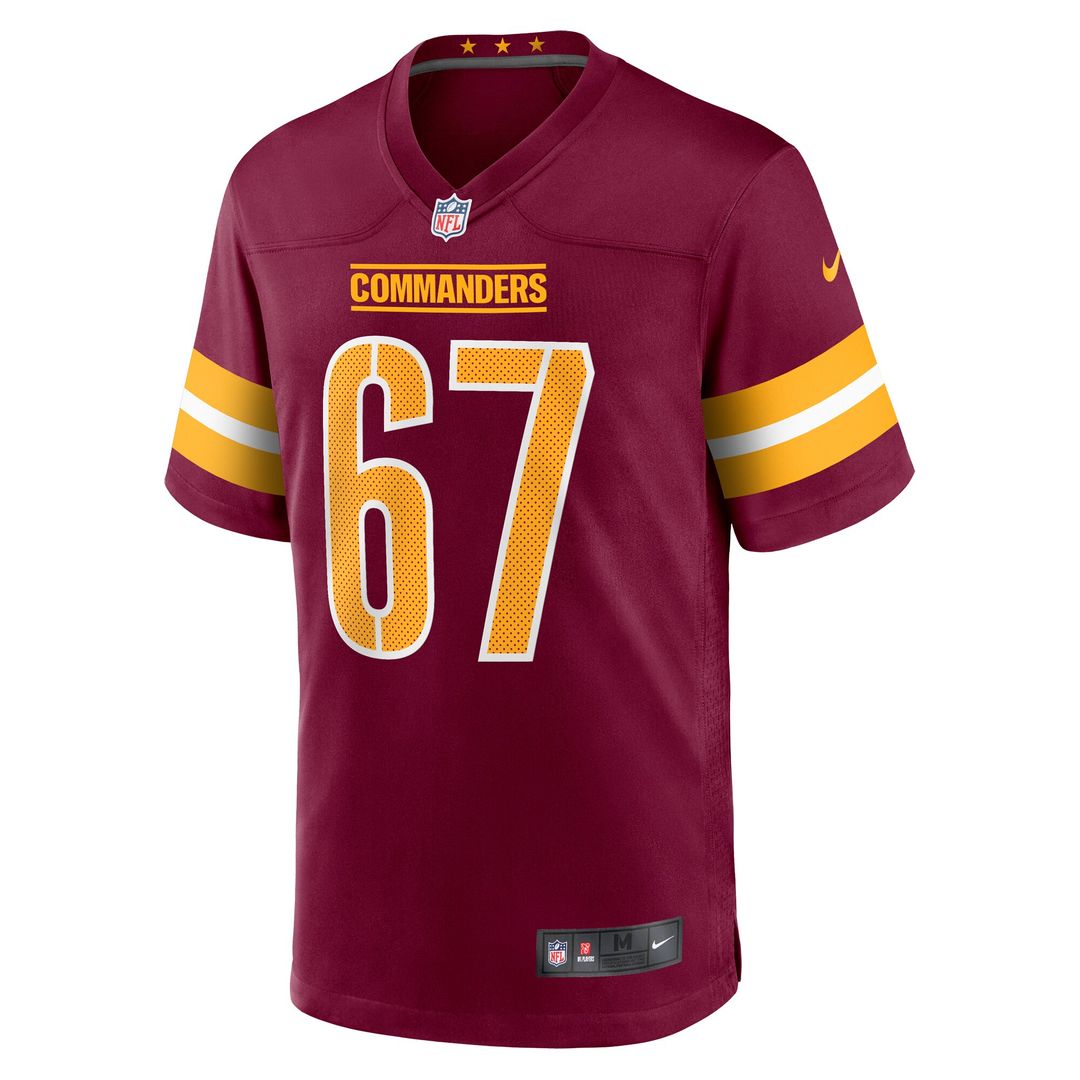 Nick Allegretti Washington Commanders Nike Game Jersey - Burgundy
