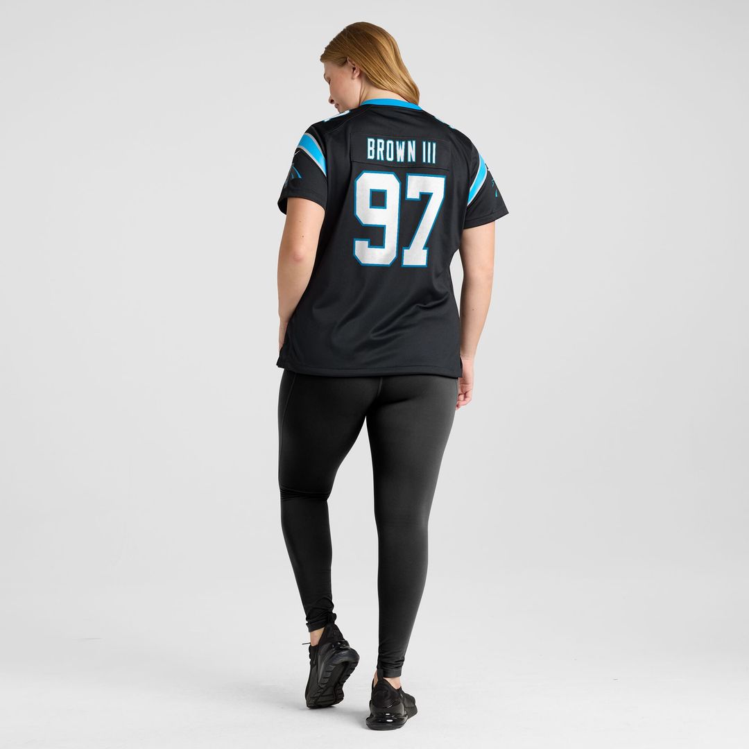 Bobby Brown III Carolina Panthers Nike Women's Team Game Official Jersey -  Black