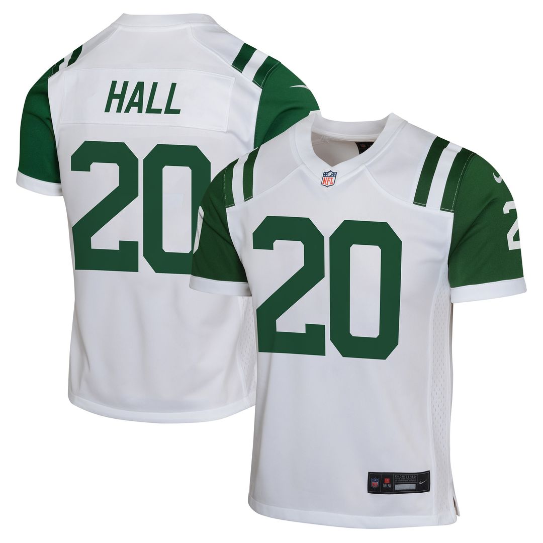 Breece Hall New York Jets Nike Youth Game Official Jersey - White