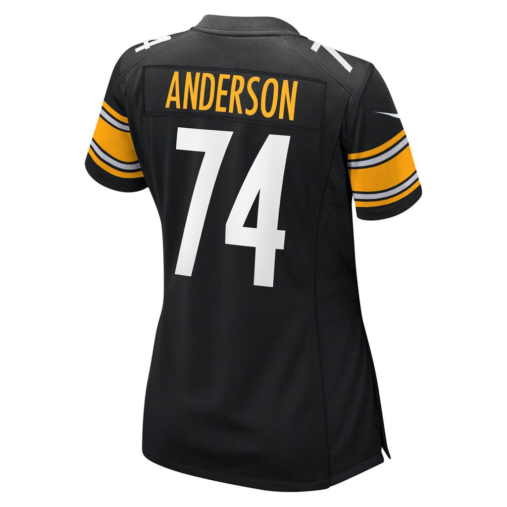 Spencer Anderson Pittsburgh Steelers Nike Women's  Game Official Jersey -  Black