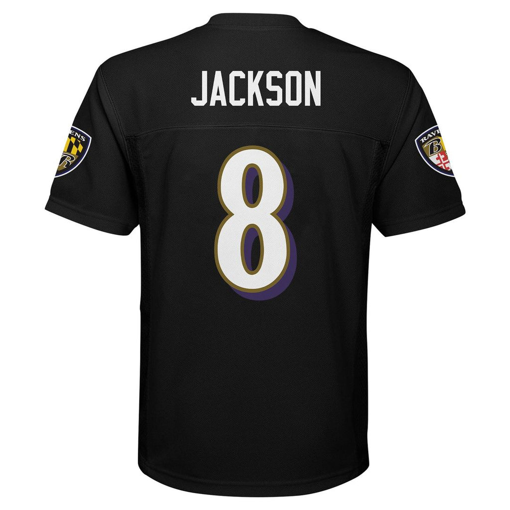 Lamar Jackson Baltimore Ravens Preschool Player Replica Jersey - Black