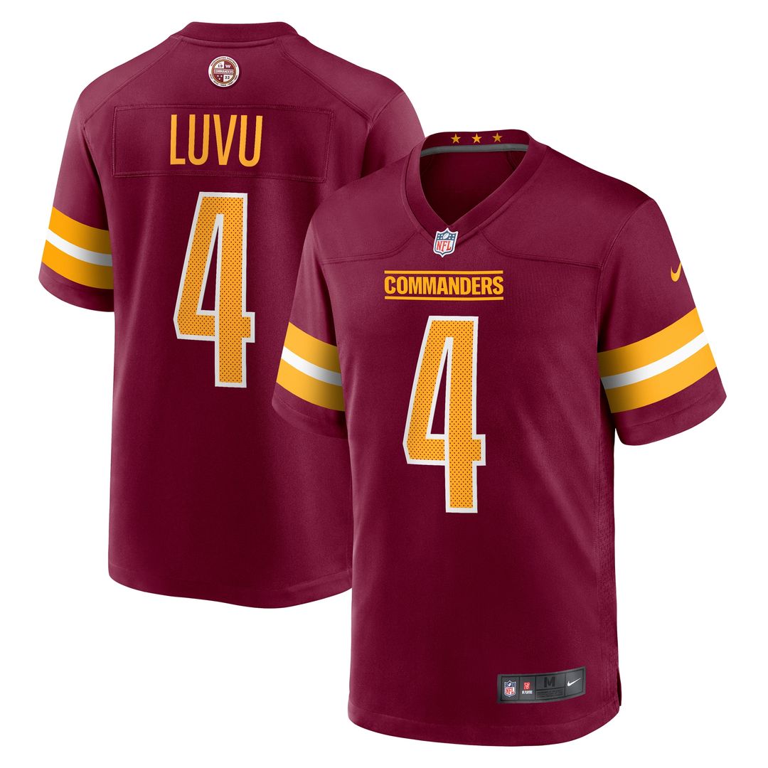 Frankie Luvu Washington Commanders Nike Game Jersey - Burgundy