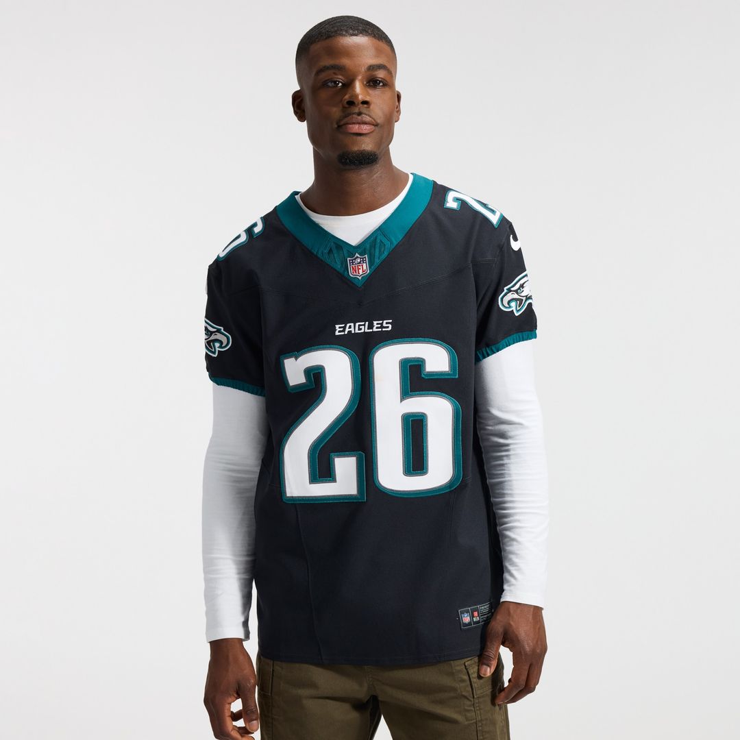 Saquon Barkley Philadelphia Eagles Nike Alternate  Vapor F.U.S.E. Elite Official Jersey - Black