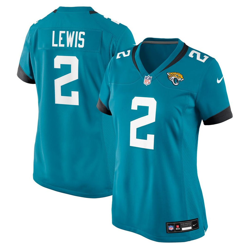 Jourdan Lewis Jacksonville Jaguars Nike Women's Team Game Official Jersey -  Teal