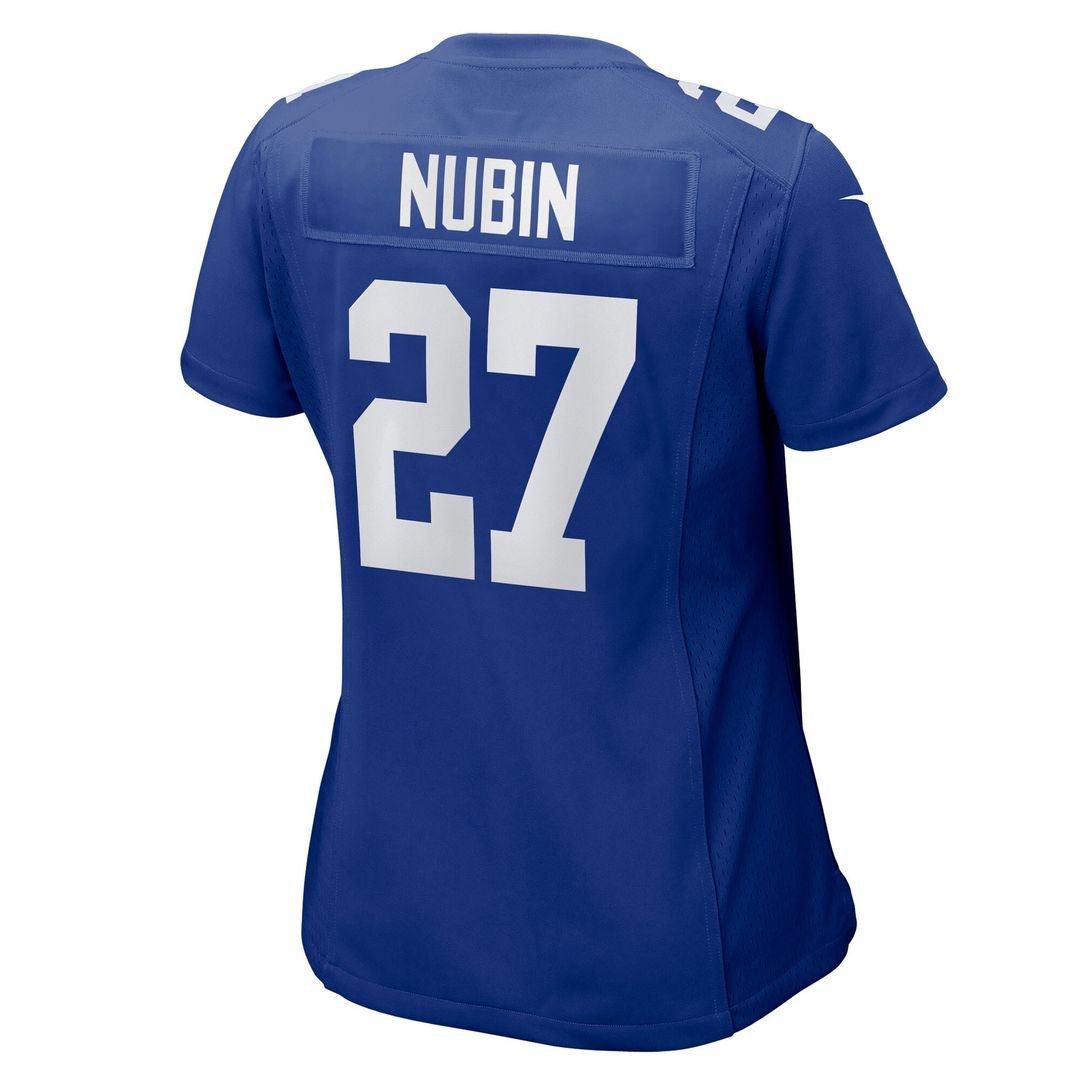 Tyler Nubin New York Giants Nike Women's Team Game Jersey - Royal