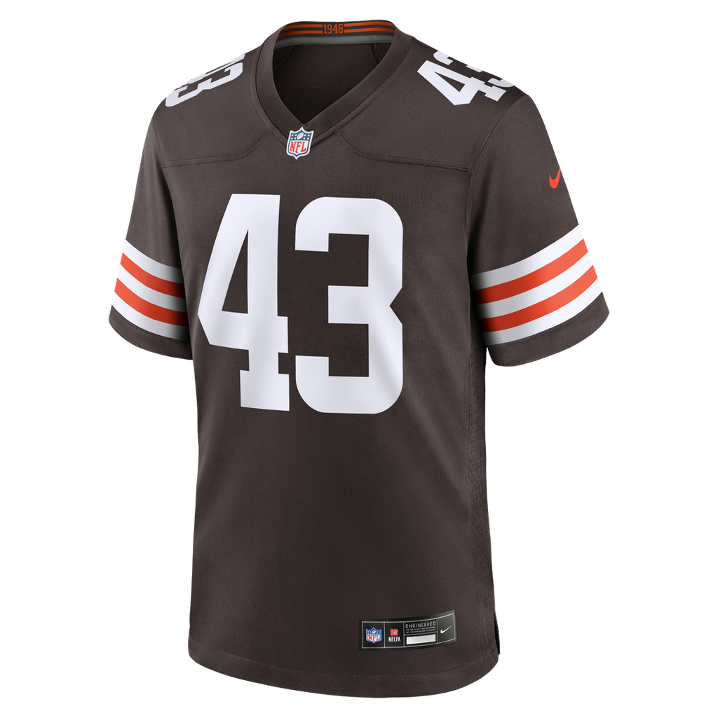 Mohamoud Diabate Cleveland Browns Nike Team Game Jersey - Brown