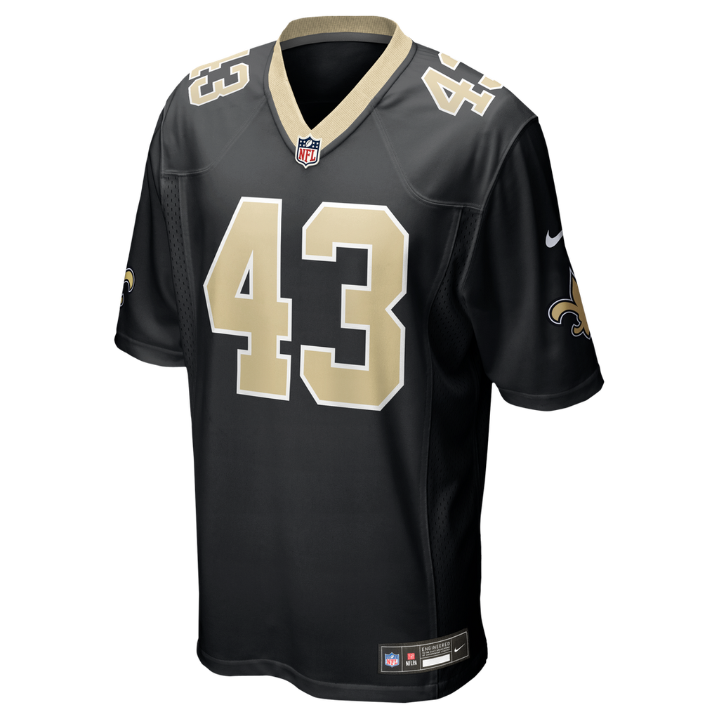 Michael Davis New Orleans Saints Nike Team Game Official Jersey -  Black