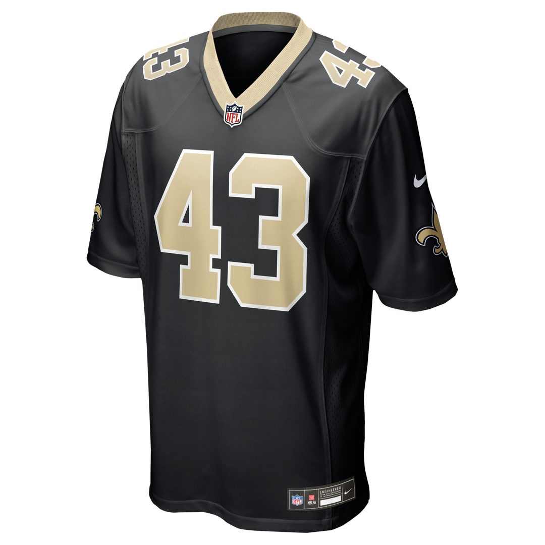 Michael Davis New Orleans Saints Nike Team Game Official Jersey -  Black