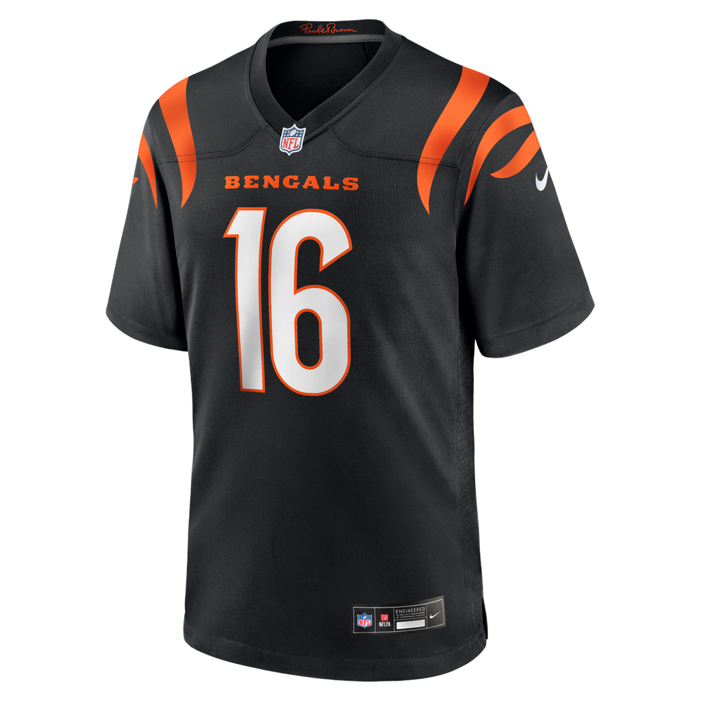 Joe Flacco Cincinnati Bengals Nike Team Game Official Jersey -  Black