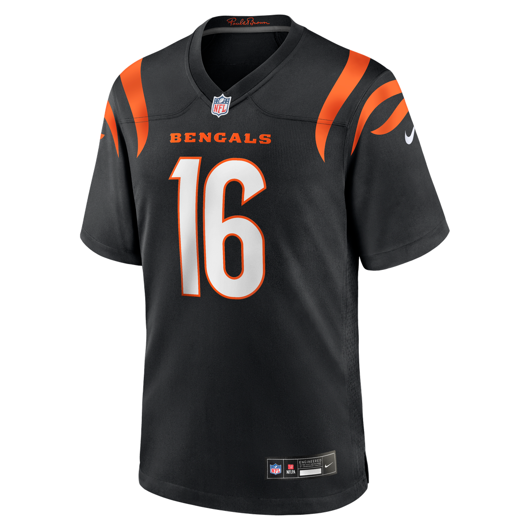 Joe Flacco Cincinnati Bengals Nike Team Game Official Jersey -  Black