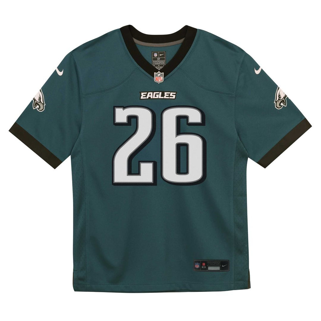 Saquon Barkley Philadelphia Eagles Nike Toddler Team Game Official Jersey - Midnight Green