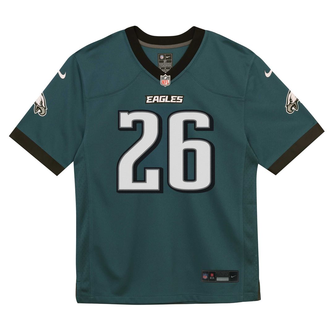 Saquon Barkley Philadelphia Eagles Nike Toddler Team Game Official Jersey - Midnight Green