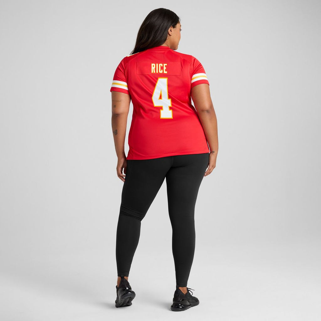 Rashee Rice Kansas City Chiefs Nike Women's  Game Official Jersey -  Red