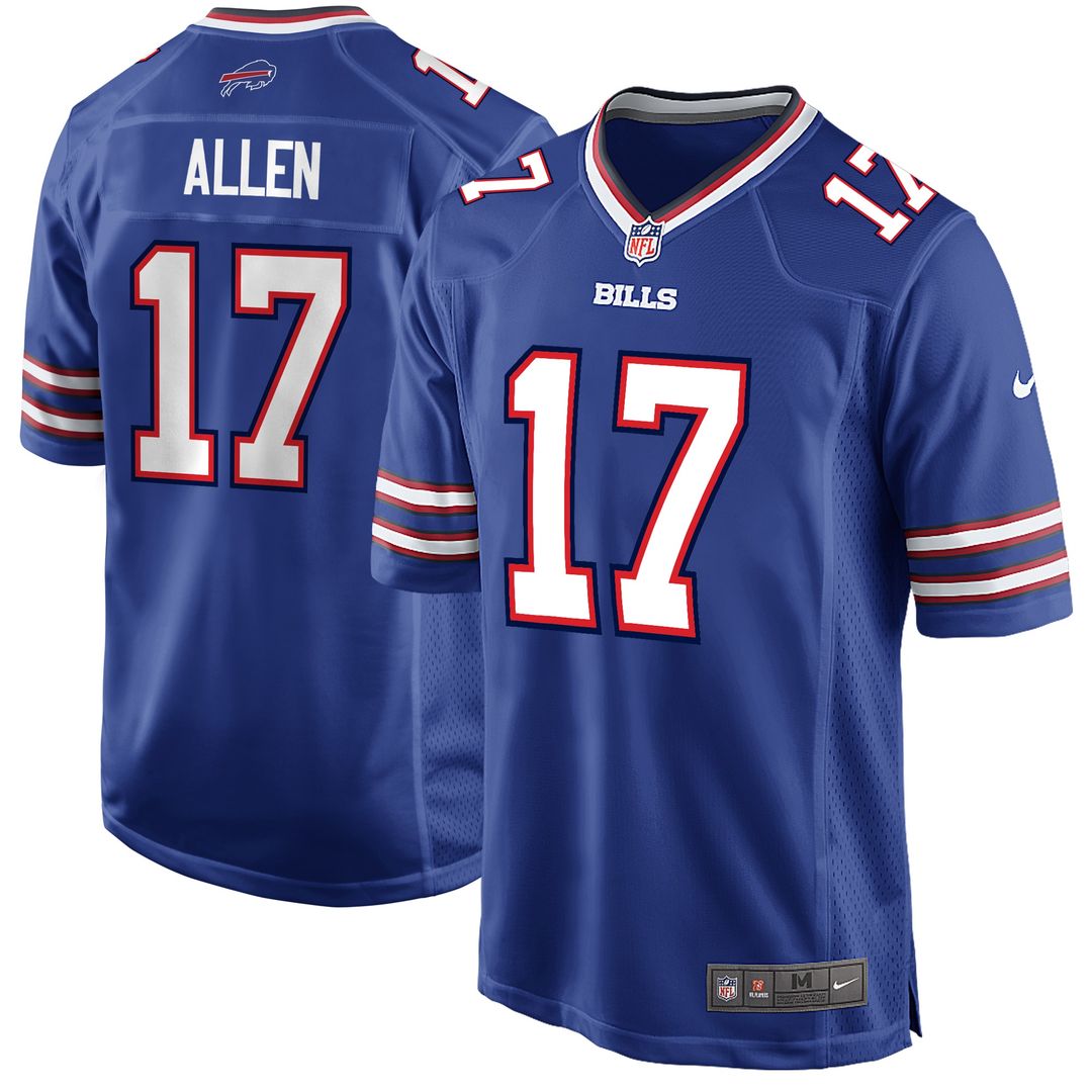 Josh Allen Buffalo Bills Nike Youth Game Official Jersey - Red