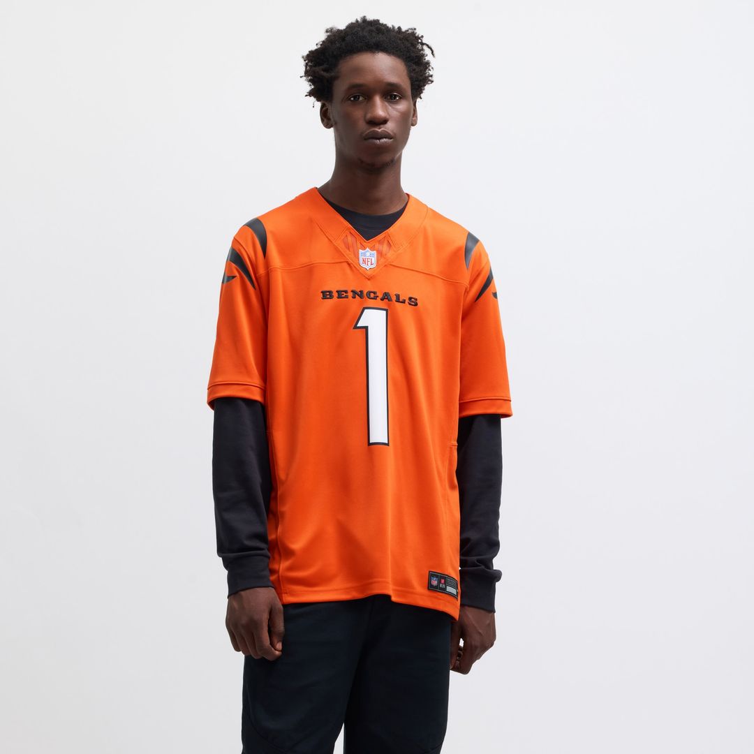 Ja'Marr Chase Cincinnati Bengals Nike Vapor F.U.S.E. Limited Official Jersey - Orange