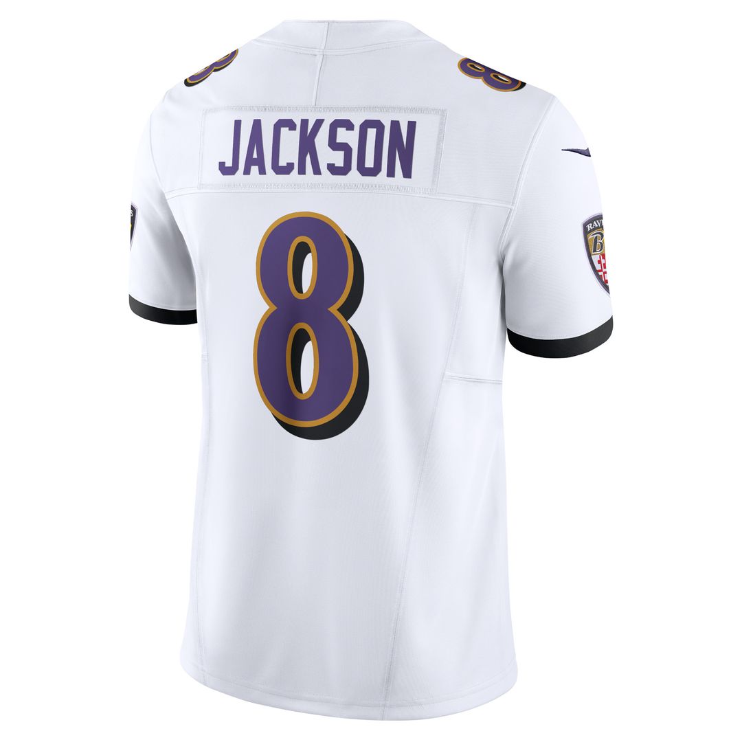 Lamar Jackson Baltimore Ravens Nike Vapor F.U.S.E. Limited Official Jersey - White