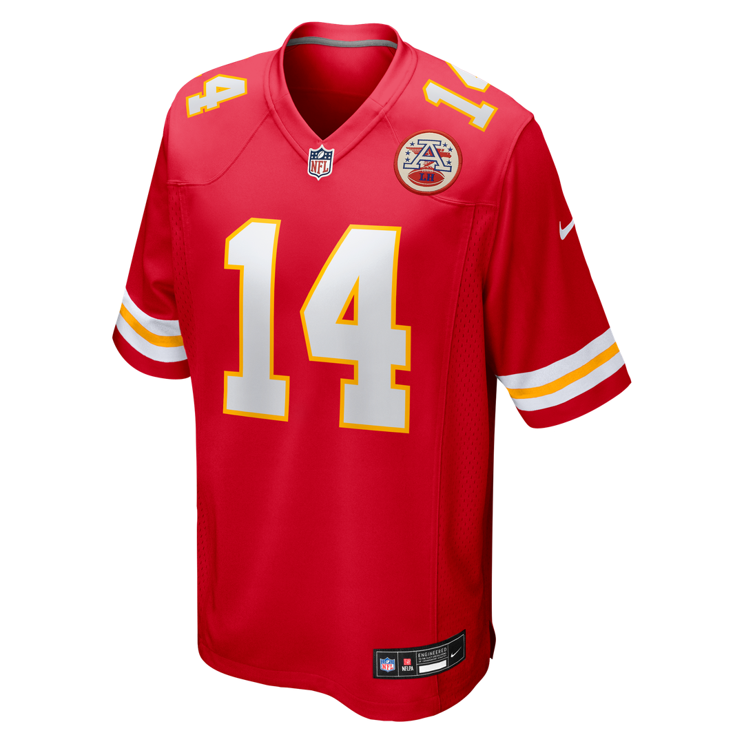 Garrett Nussmeier Kansas City Chiefs Nike Game Official Jersey - Red