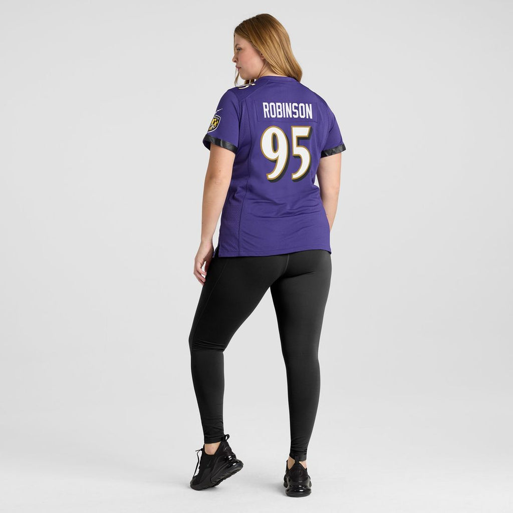 Tavius Robinson Baltimore Ravens Nike Women's  Game Official Jersey -  Purple