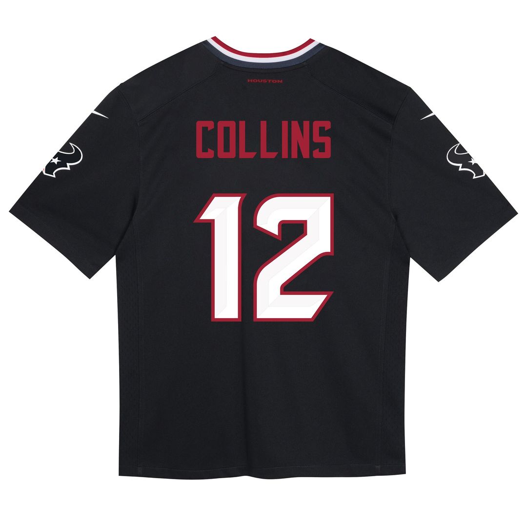 Nico Collins Houston Texans Nike Preschool Team Player Game Official Jersey - Navy