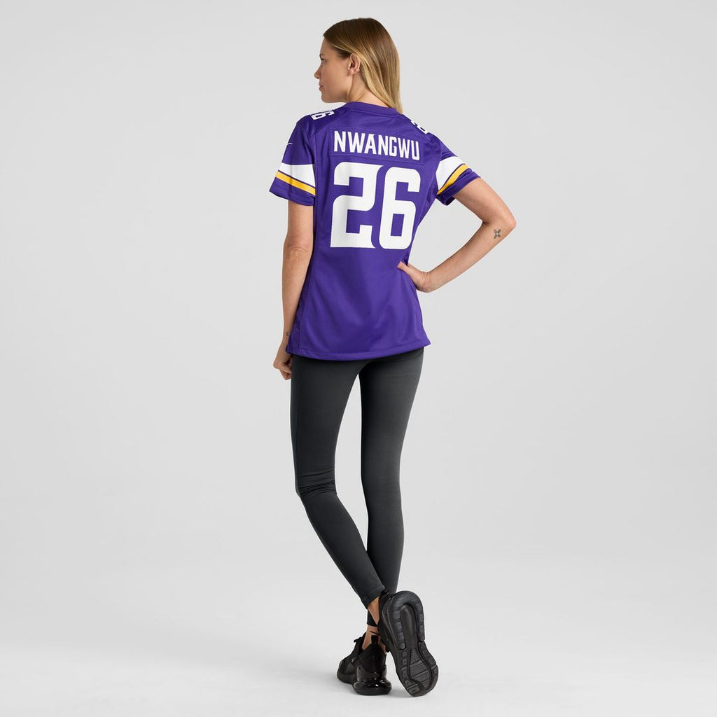Kene Nwangwu Minnesota Vikings Nike Women's Game Official Jersey - Purple