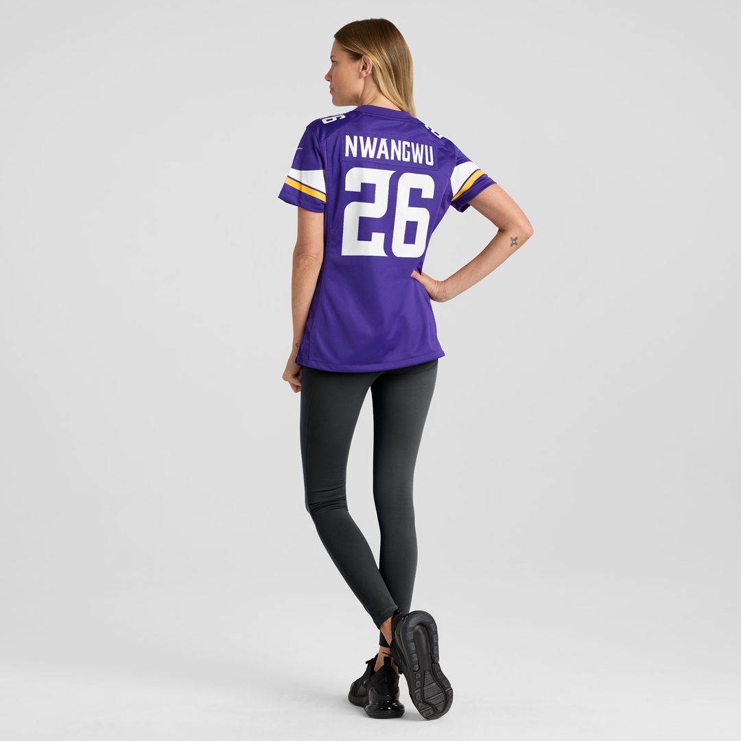 Kene Nwangwu Minnesota Vikings Nike Women's Game Official Jersey - Purple