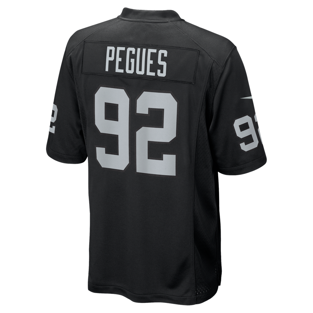 JJ Pegues Las Vegas Raiders Nike Team Game Jersey - Black